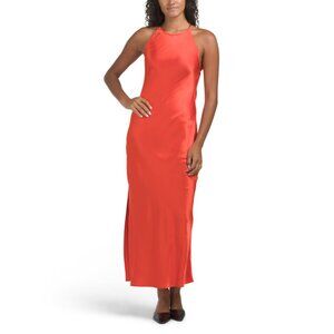 PISTOLA Red Kristi Halter Slip Dress